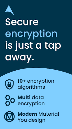 Android application AstraCrypt - Encrypt Your Data screenshort