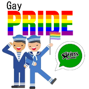Gay pride stickers - icons for WhatsApp