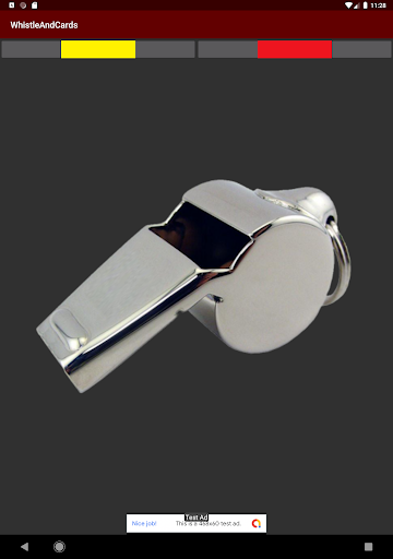 Whistle Yellow and Red Card