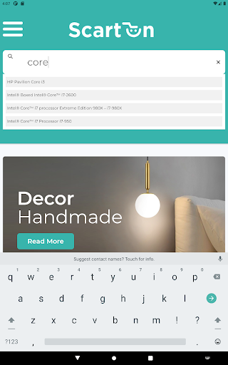 Scarton Cs cart Mobile App