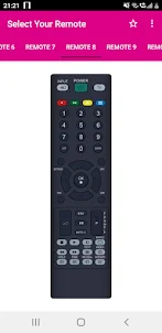Webos TV Remote