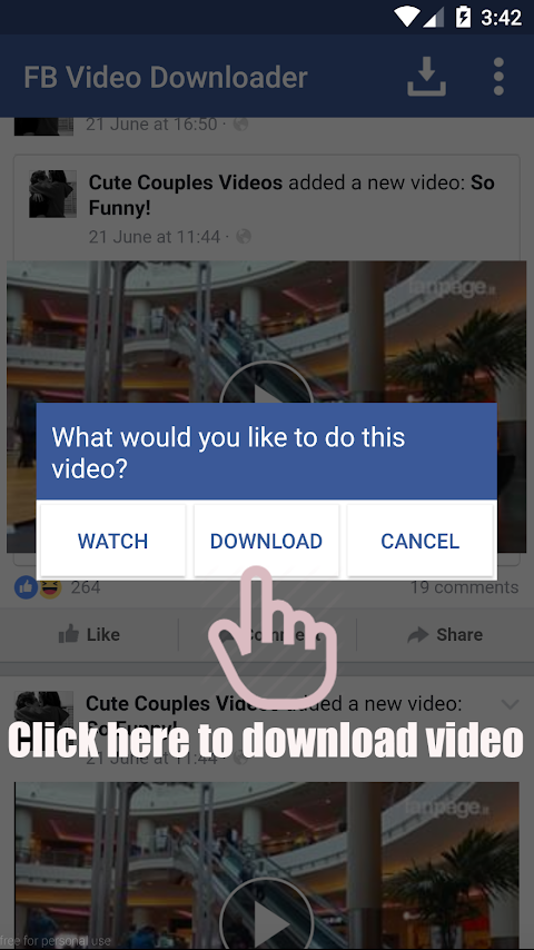 Video Downloader for Facebookのおすすめ画像4