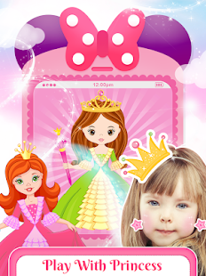 Pink Little Talking Princess Baby Phone Kids Game 9.0.2 APK screenshots 6