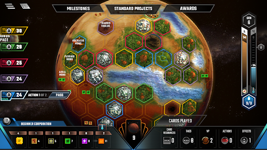 Tangkapan Layar Terraforming Mars