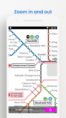 Adelaide Metro Rail Travel Mapのおすすめ画像3