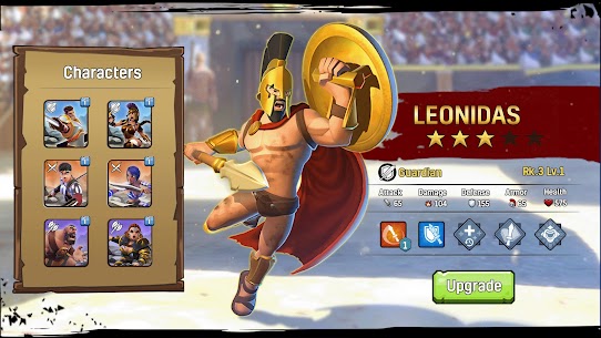 Gladiator Heroes Clash Kingdom MOD APK (One Hit, God Mode) 3