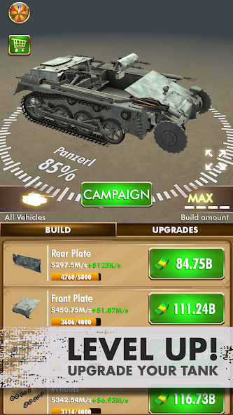 Idle Panzer 1.0.1.091 APK + Mod (Free purchase / Unlocked) for Android