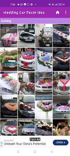 Android application Wedding Car Decor Idea Gallery screenshort
