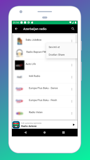 Radio Azerbaijan: Radio Online Screen 3