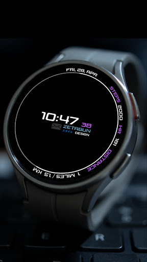 Android application Zetabun Watch Face screenshort