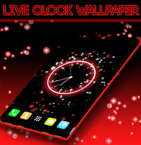 ライブ時計の壁紙 By Launcher 21 Themes Keyboard Apps Google Play Japan Searchman App Data Information