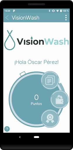 Android application VisionWash screenshort