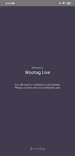 Android application Wootag Live screenshort