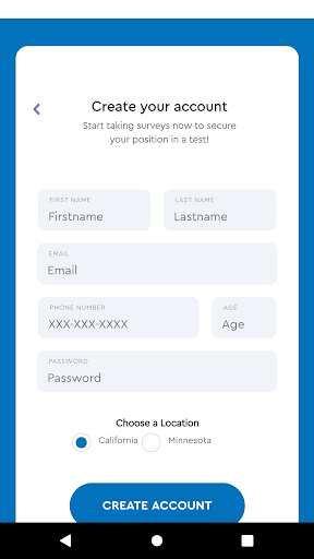 Android application Tasteocracy Taste Testers screenshort