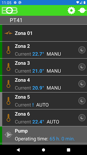 Android application EOB PT41 screenshort