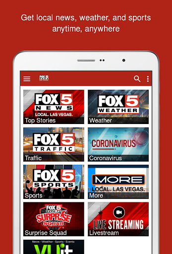 Screenshot of FOX5 Vegas - Las Vegas News