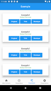 Dissolvant de voix AI: séparat Capture d'écran