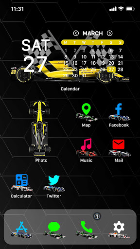 Android application Wow Sports Car 2 - Icon Pack screenshort