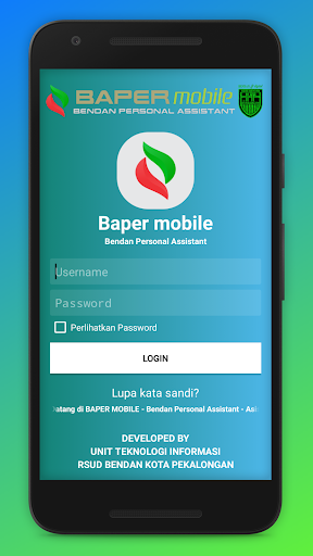 BAPER mobile Screen 2