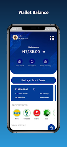 VTUSERVICE Screen 2