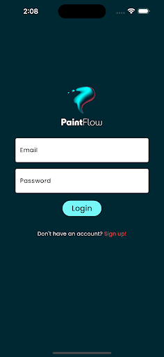 PaintFlow Screen 2
