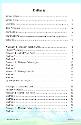 Bahasa Jawa Sastri Basa 5 K13 Screen 2