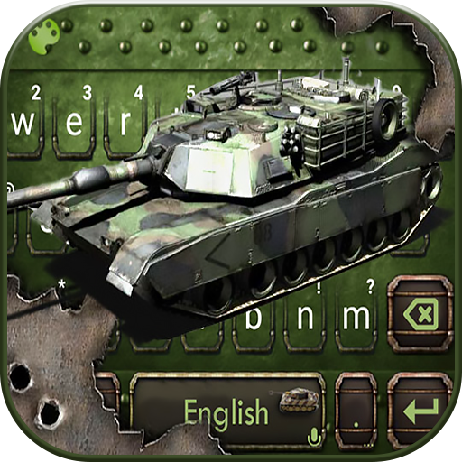 Military Tanks Fire Keyboard T logo