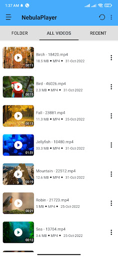 NebulaPlayer: HD Video Player Screen 3