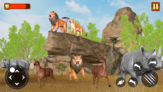 African Lion - Wild Lion Games apkpoly screenshots 5