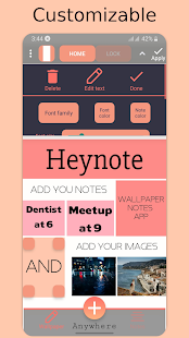 Heynote - Wallpaper Notes Screenshot