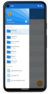 File Manager Schermata