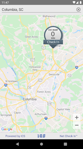 Android application Net Check In - JTs Kia screenshort