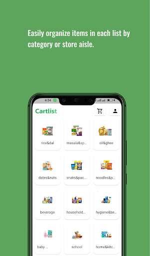 Cartlist Screen 2