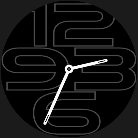 Strong Energetic Watch Face