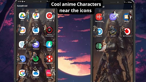 Anime launcher KawaiDroid Screen 3