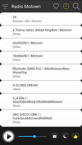 Motown Radio FM AM Music Screen 3