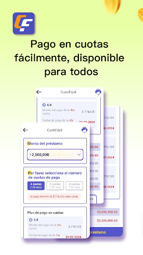 Android application CuotiFácil-Crédit Préstamos screenshort