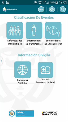 ColombiaSIVigila Screen 2