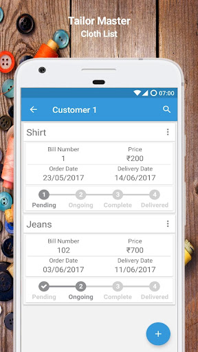 Tailor Master Screen 2