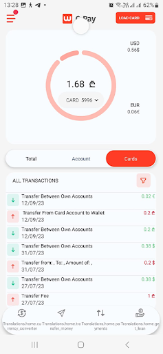 C-pay Screen 2
