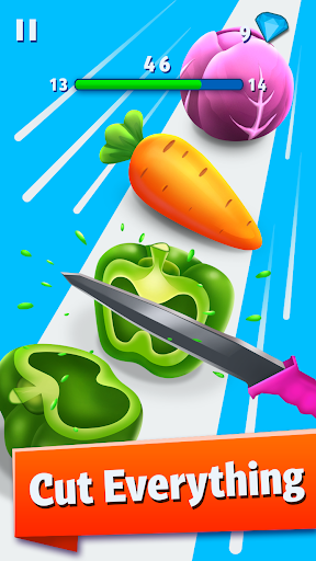 Fresh Veggies Slicer-Slice Now apklade screenshots 1