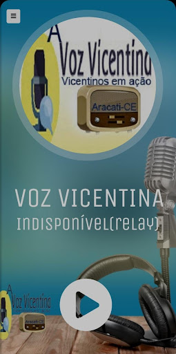 Android application Rádio A Voz Vicentina screenshort