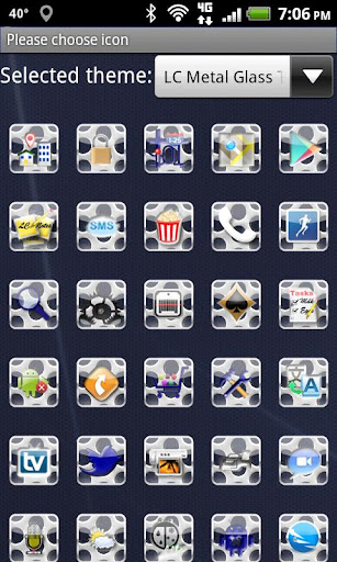 LC Metal Glass Theme Screen 3