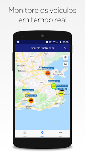 Android application Contele Rastreador screenshort