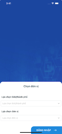 Android application CDDH Vĩnh Long screenshort