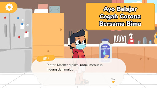 Android application Ayo Cegah Virus screenshort