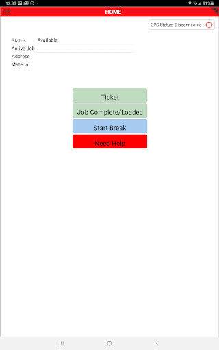 Infotech POD App Screen 3