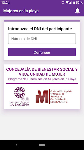 Android application Mujeres a la playa screenshort