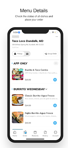 Taco Loco Bmore Screen 2