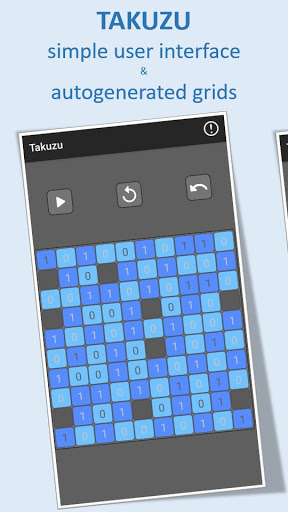 Android application Takuzu screenshort